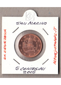 2005 - San Marino 5 centesimi fior di conio 